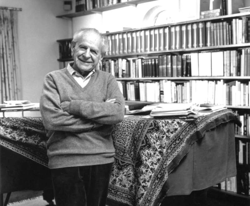 Karl Popper paradox of Tolerance picture of Popper