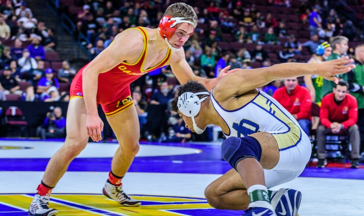 college wrestler loses