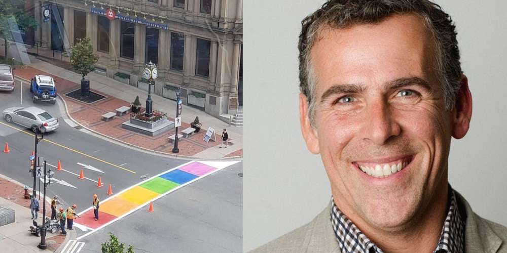 Canadian Mayor Shades ‘Jackass’ Who Left Tire Tacks On Rainbow Crosswalk