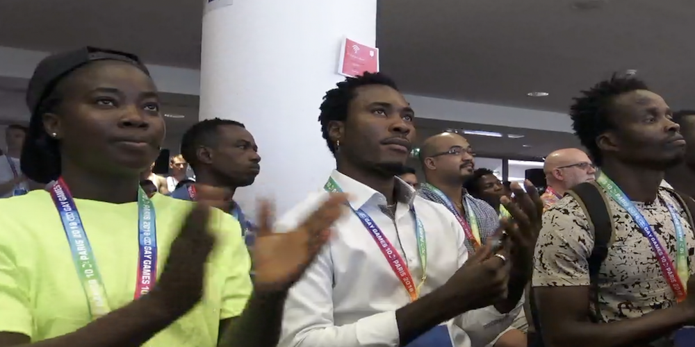 Vidéo: Avec 500 athlètes LGBT invités, Paris 2018 bat le record des boursiers accrédités aux Gay Games