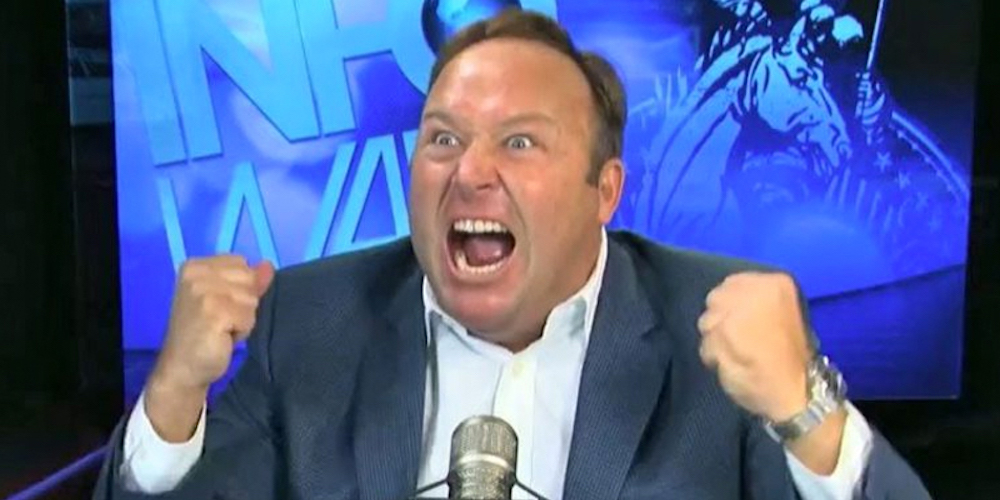 Facebook, YouTube and iTunes Have Finally Banned the Hateful Work of Far-Right Loon Alex Jones