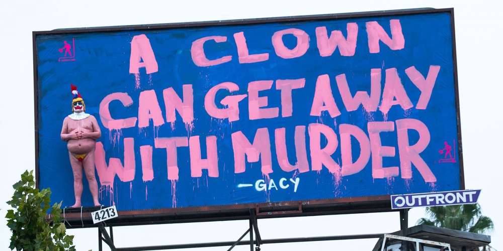 This Statue of Trump as a Naked Serial Killer Clown Is Looming Over L.A.