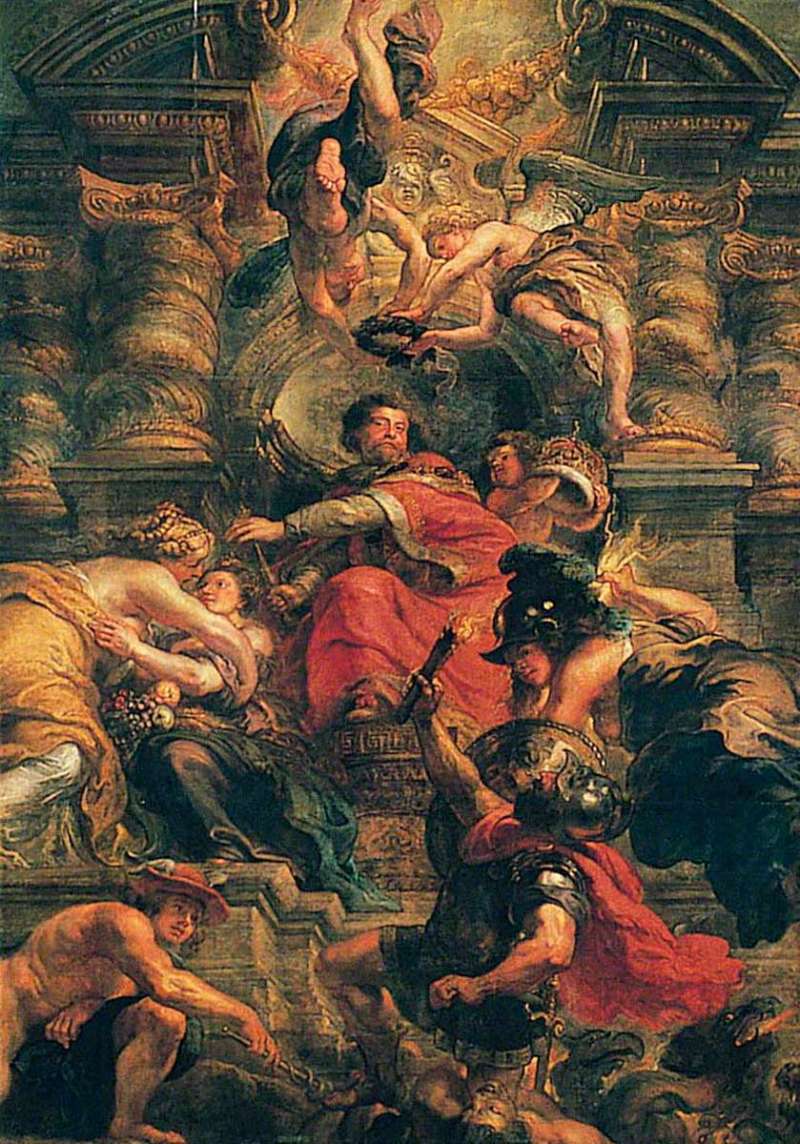 King James I rubens peaceful reign