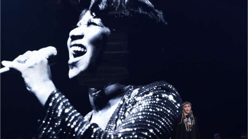 madonna vmas aretha franklin