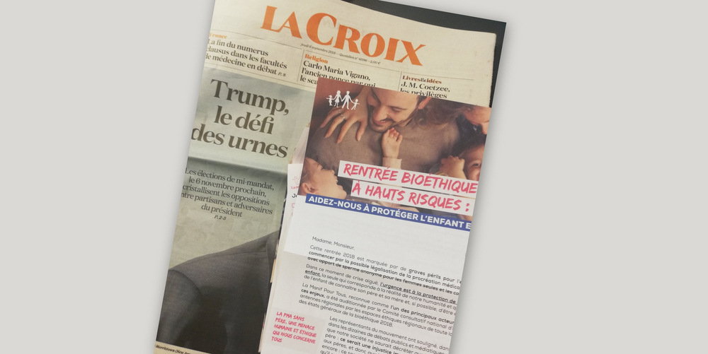 « La Croix » distribue un tract de la Manif pour tous à certains de ses lecteurs