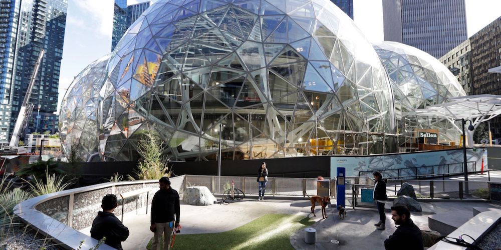 Defaced Pride Posters at Amazon’s Seattle HQ Have Raised Questions About the Company’s LGBTQ Support
