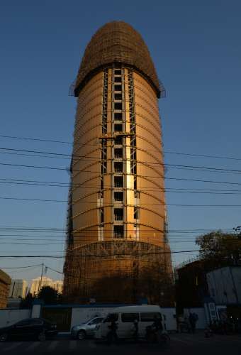 penis-shaped buildings 05, penis-shaped buildings 05, The People's Daily newspaper building in Beijing, China
