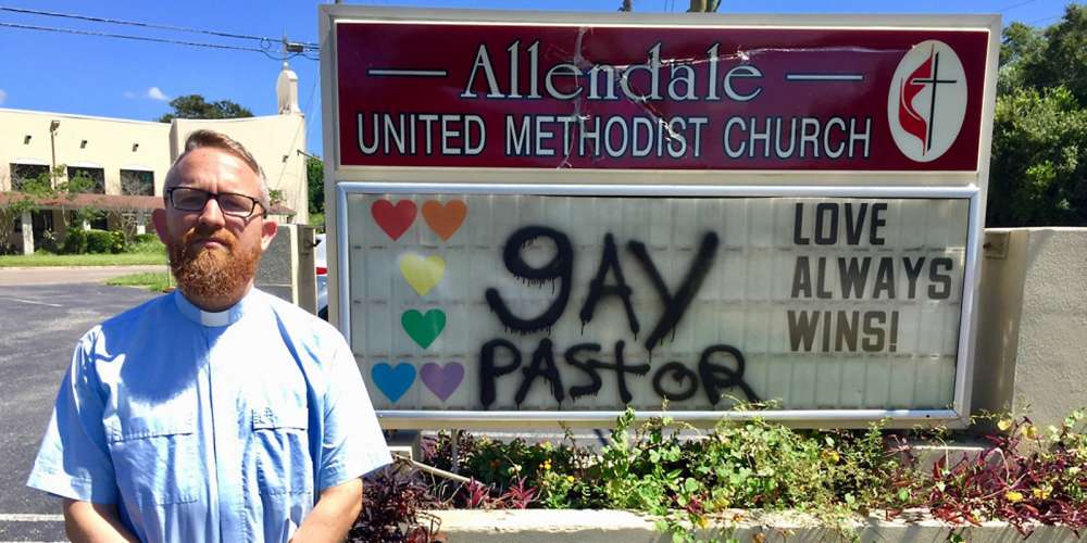 This LGBTQ-Inclusive Florida Church Had the Best Response When Its Sign was Vandalized