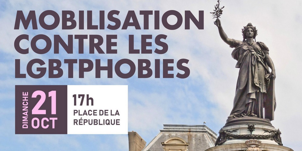 SOS homophobie et l’Inter-LGBT appellent à manifester contre les LGBT-Phobies