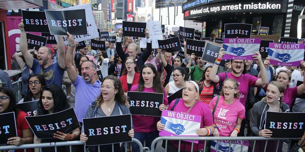 The Daily Sting, Monday: Trans Erasure by Trump, Cate Blanchett Defends ‘Gayface’