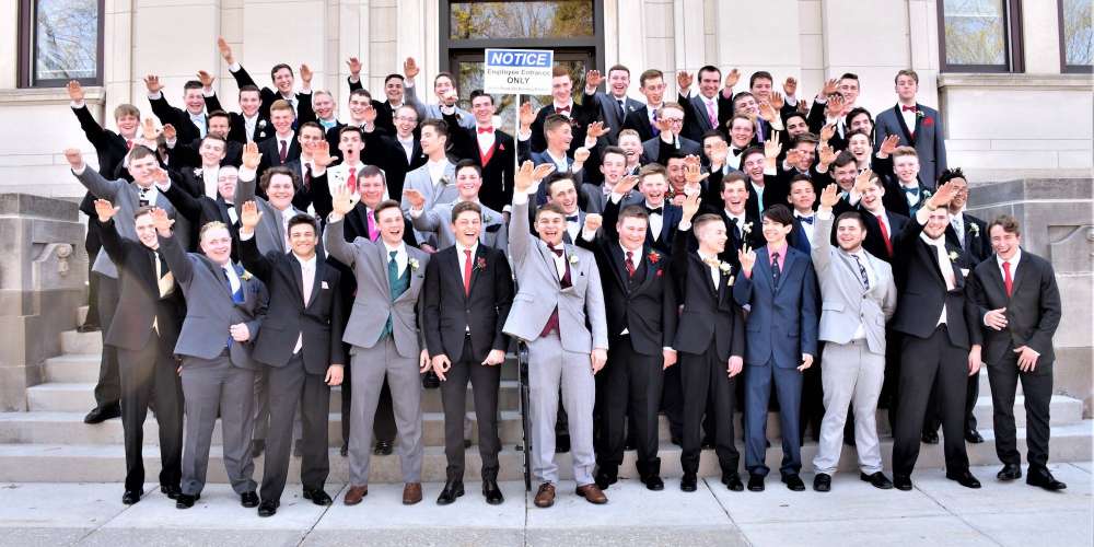 WTF?! 61 Wisconsin Teenagers Give the Nazi Salute In Their Prom Photo