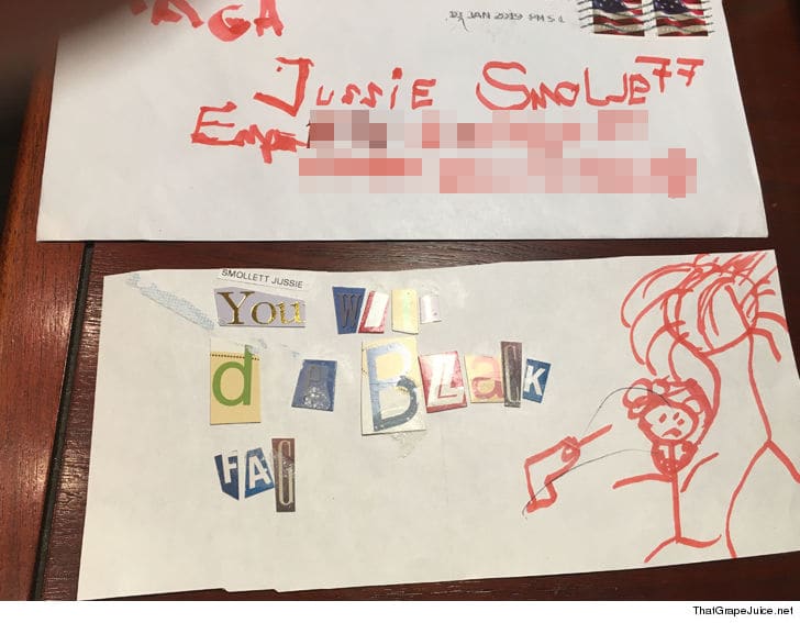 jussie smollett letter