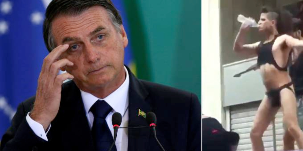 Chuva dourada: Bolsonaro vira vergonha mundial e perde conta no Twitter (NFSW)