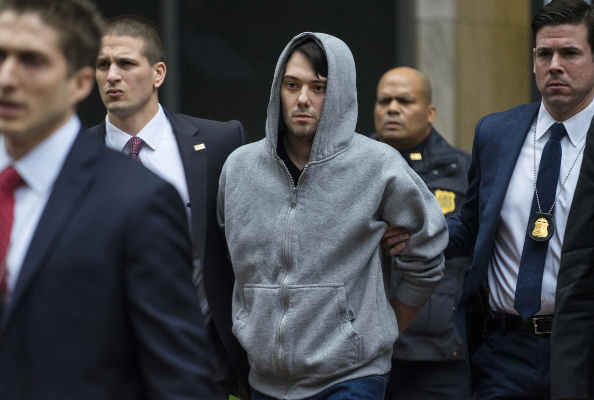 pharma bro martin shkreli arrest