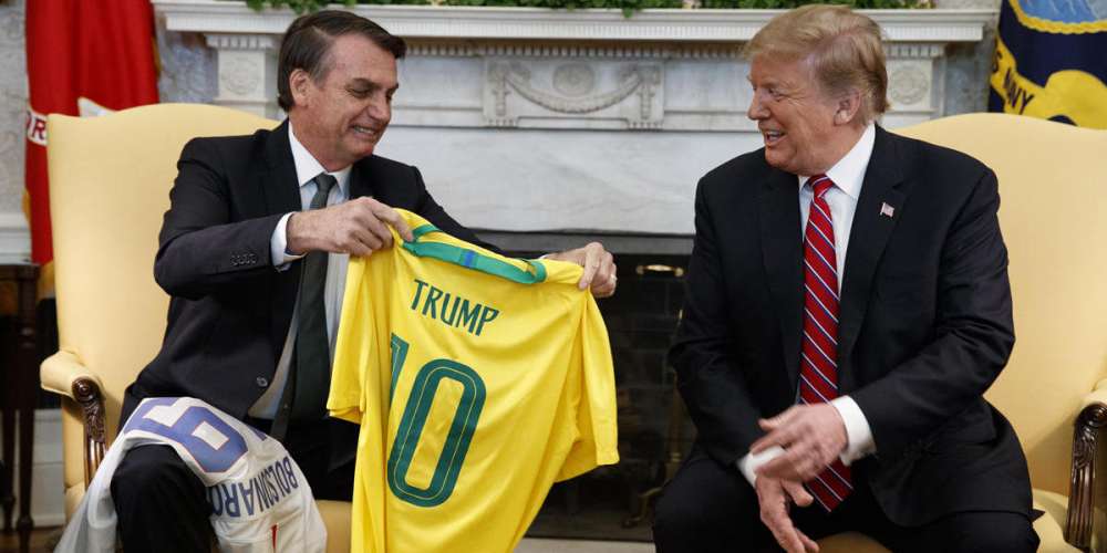 Today in Washington, D.C., Trump and Bolsonaro Bond Over Their Shared Homophobia and Bigotry