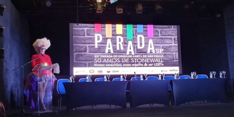 Coletiva de imprensa da Parada LGBT
