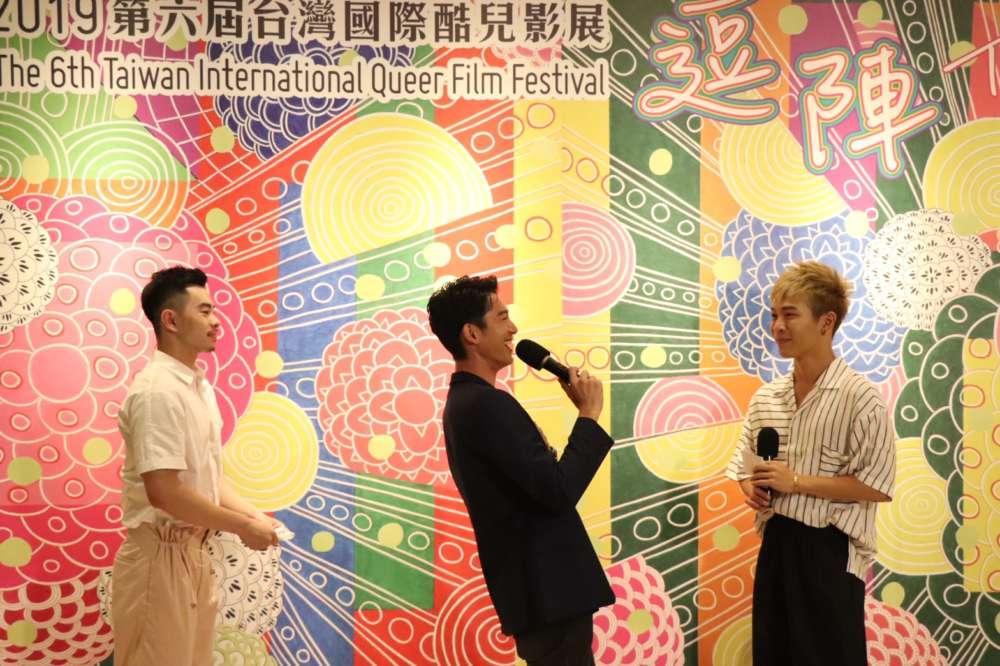 酷兒影展開幕,東西兩大男神會面!製片兼演員 愛默生.柯林斯與影展大使吳慷仁相見歡!