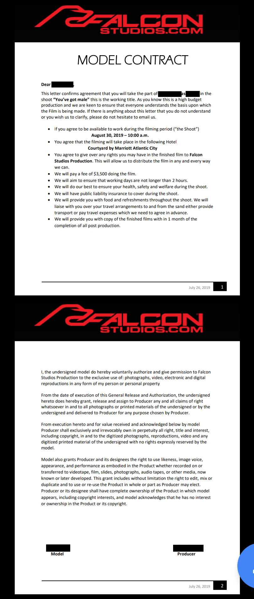 gay porn scam contract