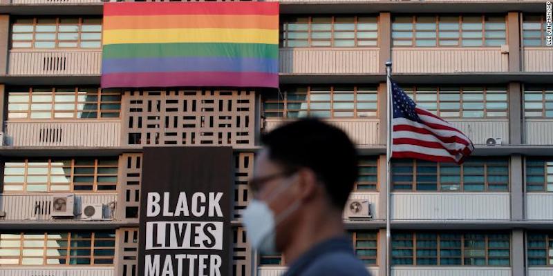 Mike Pompeo Forced Seoul’s U.S. Embassy to Remove a Pride Flag and Black Lives Matter Banner