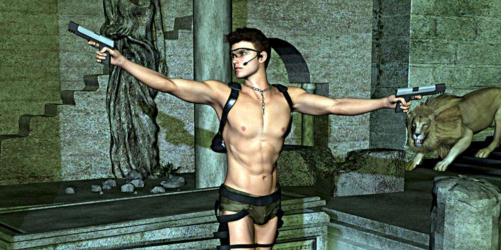 Lara Croft เวอร์ชั่นผู้ชายในเกม Tomb Raider จะต้องทำให้คุณใจสั่น